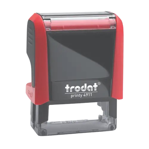 Trodat 4911 Self-inking text stamp with max . 4 lines of text