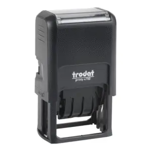 Trodat 4750 Self-inking date stamp with max. 2 lines of text