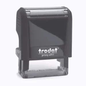 4911 Self-inking text stamp with max . 4 lines of text