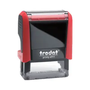 Trodat 4911 Self-inking text stamp with max . 4 lines of text