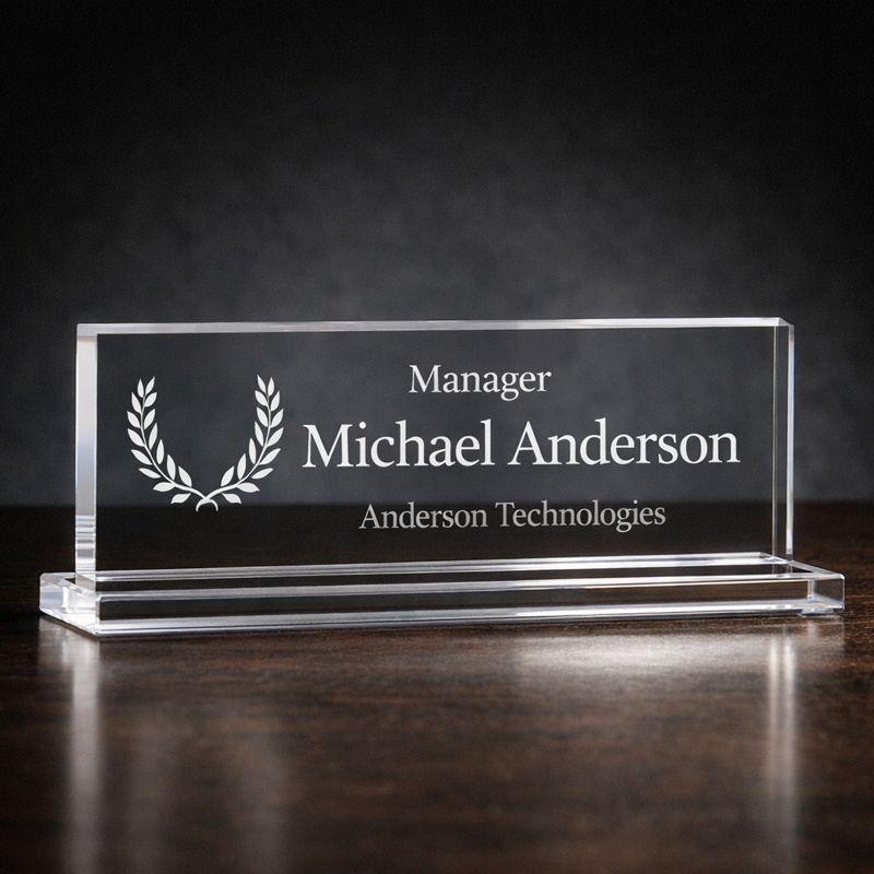 Acrylic engraving Mandeville Jamaica