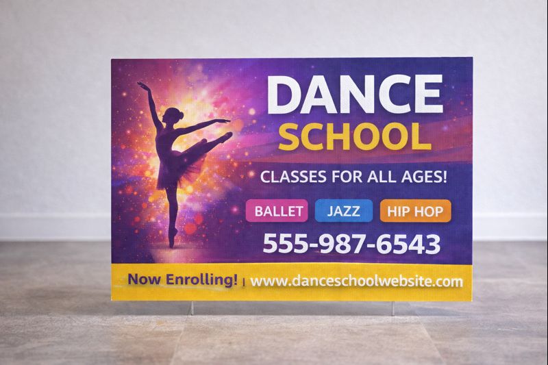 Foam board signs and mounting Mandeville