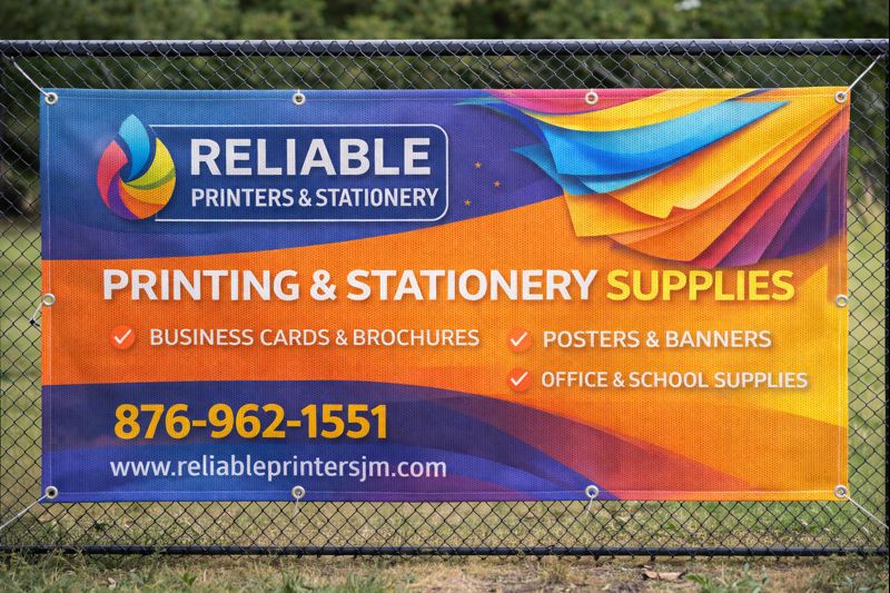 Mesh vinyl banners for outdoor signage Jamaica