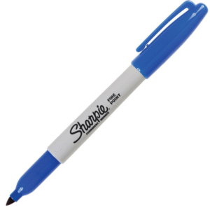 SHARPIE MARKER BLUE