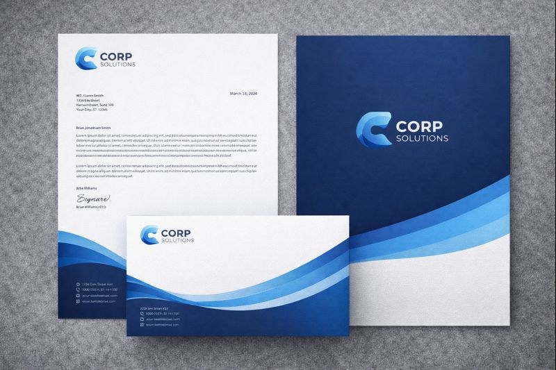 Corporate stationery design Jamaica