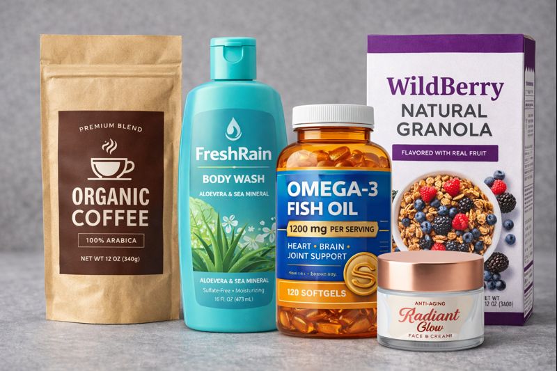 Product packaging and label design Jamaica