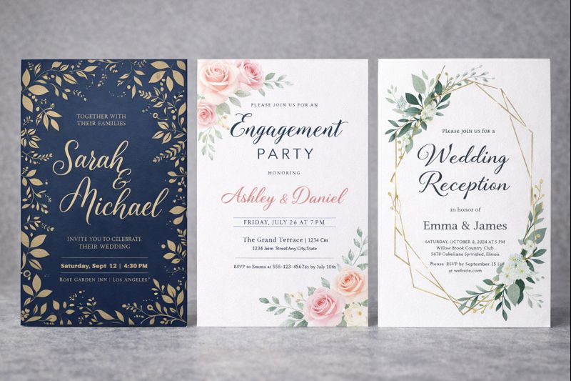 Wedding invitation design services Jamaica