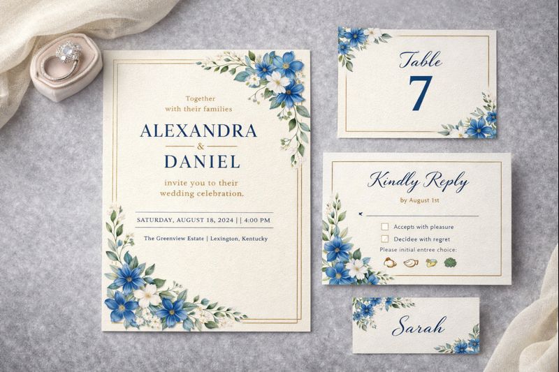 Wedding invitation design Jamaica