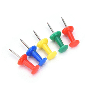 PUSH PINS- COLORED