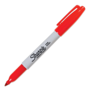 SHARPIE MARKER RED