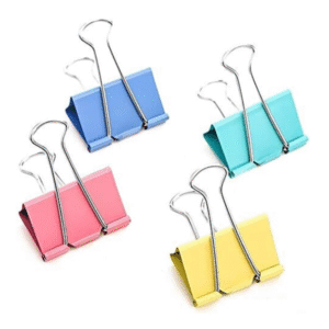 BINDER CLIPS FOLDBACK STUDMARK . 24per pk. 1 1/4 (32mm)