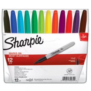 SHARPIE FINE INK MARKERS. ASSORTED COLOURS