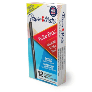 PEN PAPERMATE BLACK MEDIUM POINT PACK 0F 12 EA 0041540333111