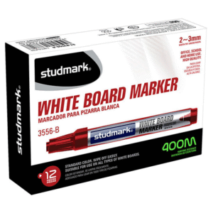 STUDMARK WHITH BOARD MARKER RED