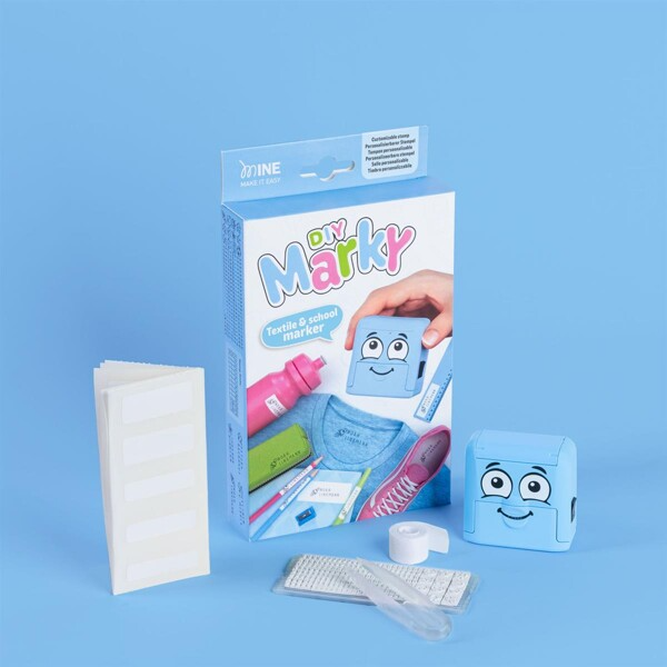 DIY Marky stamp on school uniform